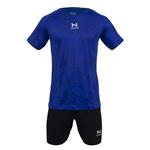 ست تی شرت و شلوارک ورزشی مردانه هومد مدل Light کد LIB 01