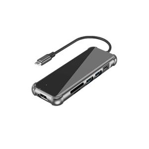 هاب 6 پورت آی فورتک مدل 6in 1 USB-C HUB CARD reder