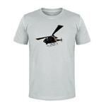 تی شرت آستین کوتاه مردانه مدل پرواز کد L276 رنگ طوسی