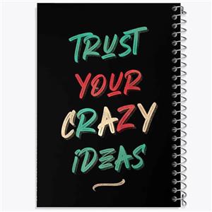 دفتر نت موسیقی 50 برگ خندالو مدل Trust Crazy Ideas کد 2732 