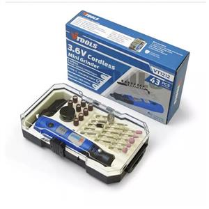 فرز مینیاتوری شارژی وی تولز مدل  YP-VT1212-3.6V  مجموعه 43 عددی