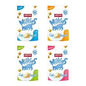 غذای تشویقی گربه آنیموندا مدل Mix Milkies وزن 30 گرم مجموعه 4 عددی 