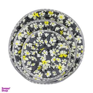 دم کنی 3 تکه طرح گل کد 0004