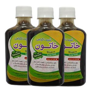 شربت گیاهی خاتون جالینوس - 260 میلی لیتر بسته 3 عددی