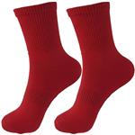 جوراب ورزشی مردانه ادیب مدل اسپرت کش انگلیسی کد MNSPT رنگ قرمز بسته 2 عددی