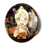 آینه جیبی خندالو طرح ریکو انیمه ساخته شده در پرتگاه Made in Abyss مدل تاشو کد 22091