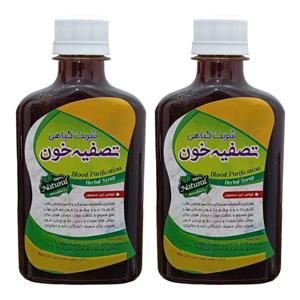 شربت گیاهی تصفیه خون جالینوس 260 میلی لیتر بسته 2 عددی 