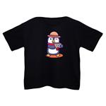 کراپ‌تی شرت آستین کوتاه زنانه مدل پنگوئن کد 1