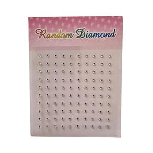 نگین صورت مدل چسبی بسته 100 عددی