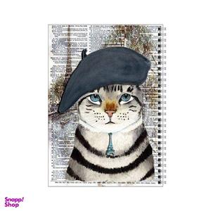 دفتر مشق 80 برگ بامبیلیپ طرح گربه پیکاسو  کد 0908047