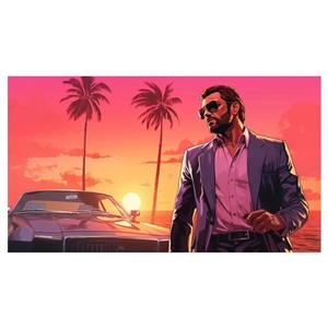 تابلو شاسی مدل T8105 طرح بازی GTA