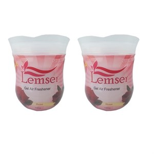 ژل خوشبو کننده هوا لمسر مدل rose وزن 180 گرم بسته 2 عددی