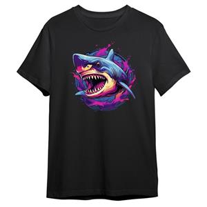 تی شرت آستین کوتاه مردانه مدل BIG SHARK