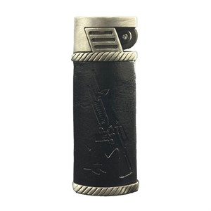 فندک مدل سنگی چرمی طرح تفنگ کد DKD-1516