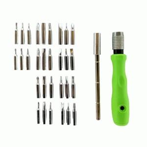 پیچ گوشتی و سری پیچ گوشتی مدل تعمیرات طرح gs 8032 بسته 32 عددی