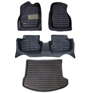 کفپوش پنج بعدی خودرو کد 13 مناسب برای مزدا 3-مزدا 3 NEW به همراه کفپوش صندوق