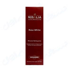 فوم پاک کننده و روشن کننده پوست رزالیا مدل Rosa White حجم 150 میلی لیتر 