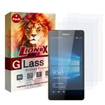 محافظ صفحه نمایش گلس لایونکس مدل UPS مناسب برای گوشی موبایل مایکروسافت Lumia 950 XL بسته سه عددی