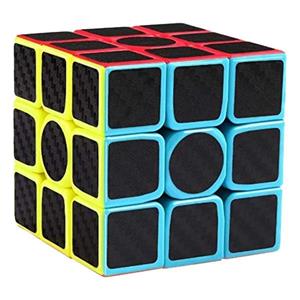 مکعب روبیک مدل فستر گن طرح کربن 3×3
