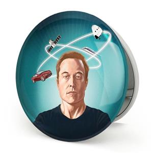 آینه تاشو ایلان ماسک Elon Musk