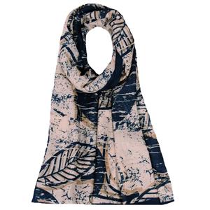 شال زنانه مدل نخی خنک تابستانه مزونی طرح برگ کد ana-2322