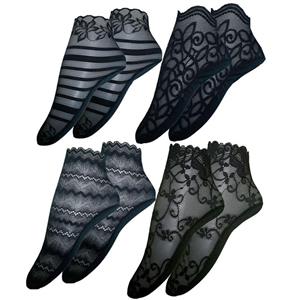 پاپوش زنانه دون دزا مدل مجلسی گیپور میکس بسته 4 عددی