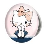 آینه جیبی خندالو طرح هلو کیتی Hello Kitty مدل تاشو کد 2470