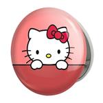 آینه جیبی خندالو طرح هلو کیتی Hello Kitty مدل تاشو کد 2473