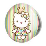 آینه جیبی خندالو طرح هلو کیتی Hello Kitty مدل تاشو کد 2494