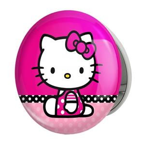 آینه جیبی خندالو طرح هلو کیتی مدل تاشو کد 24759