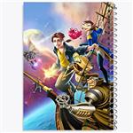 دفتر نقاشی 50 برگ خندالو مدل انیمیشن سیاره گنج Treasure Planet کد 13760