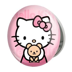 آینه جیبی خندالو طرح هلو کیتی مدل تاشو کد 24761