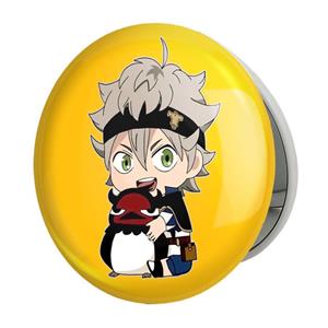 آینه جیبی خندالو طرح آستا انیمه بلک کلاور Black Clover مدل تاشو کد 10255 