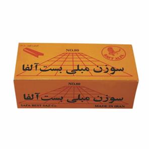 سوزن منگنه مبلی بست آلفا مدل سایز 80.14 بسته 3000 عددی