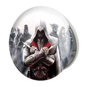 آینه جیبی خندالو طرح اساسینز کرید Assassins Creed مدل تاشو کد 4972 