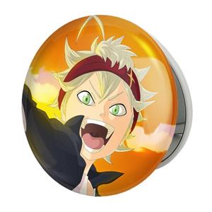 آینه جیبی خندالو طرح آستا انیمه بلک کلاور Black Clover مدل تاشو کد 11752 