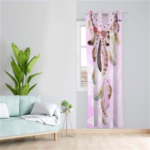 پرده طرح دریم مدل مخمل پانچی کد L 1017L L Z سایز 140x200 سانتی متر