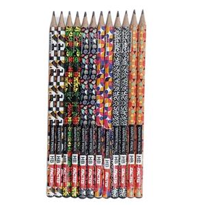 مداد مشکی فکتیس مدل کاشی بسته 12 عددی