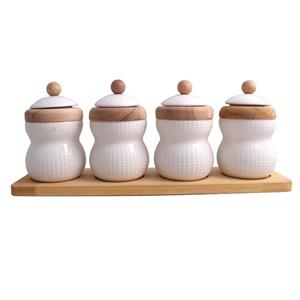 جا ادویه 4 پارچه مدل ریور کد 8585-08