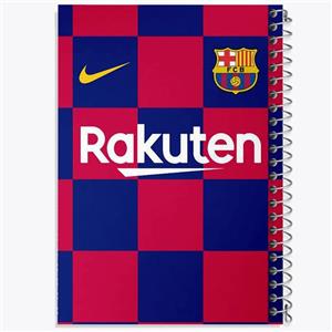 دفتر نقاشی 50 برگ خندالو مدل باشگاه بارسلونا FC Barcelona کد 2143 