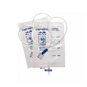 کیسه ادرار 2000 میلی لیتری هلال طب مدل شیر صلیبی دار بسته 10 عددی