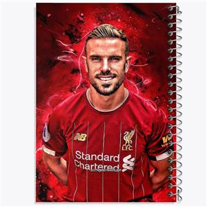 دفتر نقاشی 50 برگ خندالو مدل جردن هندرسون Jordan Henderson کد 28912 