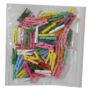 گیره مدل چوبی hl بسته 100 عددی