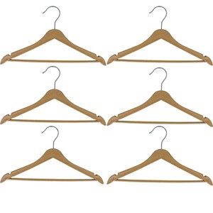 چوب لباسی نوزادی مدل افرا بسته 6 عددی