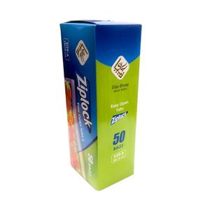 کیسه زیپ دار زیبا مدل ZipLock بسته 50 عددی