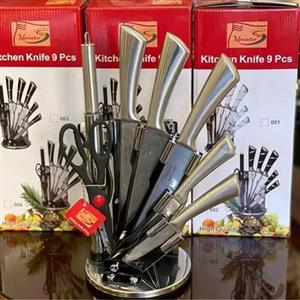 ست چاقو آشپزخانه 9 پارچه مینیاتور مدل 005