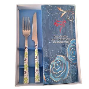 ست کاردو چنگال میوه خوری 12 پارچه مدل وینکس کد  V440