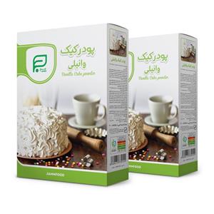 پودر کیک وانیلی جمع - 500 گرم بسته 2 عددی 