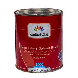 رنگ روغنی نیم براق اطلس کد 2000 وزن 1 کیلوگرم