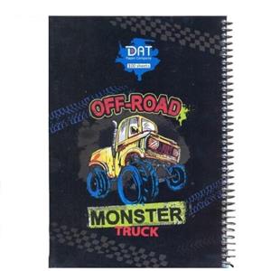 دفتر مشق 100 برگ دات طرح Monster Truck 